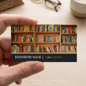 Carte De Visite Bibliothèque de librairies d'occasion - Tablettes 