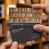 Carte De Visite Bibliothèque de librairies d'occasion - Tablettes 