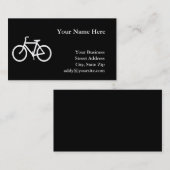 Carte De Visite Bicyclette (Devant / Derrière)