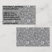 Carte De Visite Bicyclettes (Devant / Derrière)