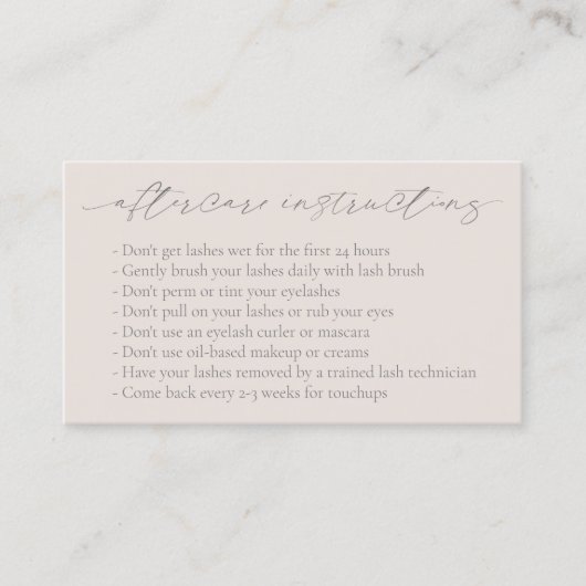 Carte De Visite Biege neutre Tan QR Code Élégant (Devant)