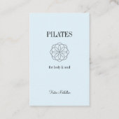 Carte De Visite Bien-être de Mandala Yoga Pilates (Devant)