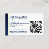Carte De Visite Bien-être intégratif - Médecine fonctionnelle (Dos)
