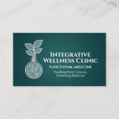 Carte De Visite Bien-être intégratif - Médecine fonctionnelle (Devant)