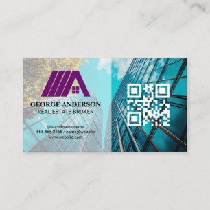 Carte De Visite Biens immobiliers commerciaux QR