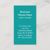 Carte De Visite bienvenue dans l'équipe de géométrie sacrée (Dos)