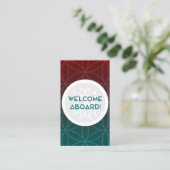 Carte De Visite bienvenue dans l'équipe de géométrie sacrée (Debout devant)