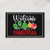 Carte De Visite Bienvenue Noël (Devant)