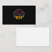 Carte De Visite Bière amérindienne (Devant / Derrière)