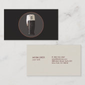 Carte De Visite Bière artisanale Cicerone Brasserie Monogramme (Devant / Derrière)