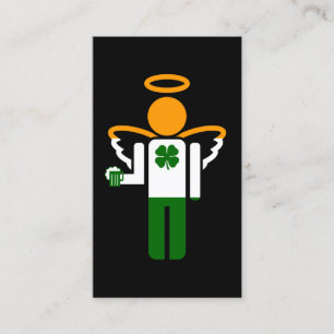 Carte De Visite bières irlandaises angel