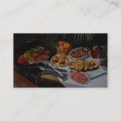 Carte De Visite Biftecks, hamburgers, poulet (Dos)