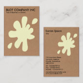 Carte De Visite Big Blot - Carton (Devant / Derrière)