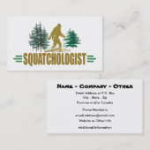 Carte De Visite Big Foot (Devant / Derrière)