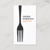 Carte De Visite BIG FORK LOGO II pour Chef, Restauration, Restaura (Devant)