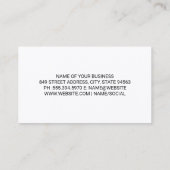 Carte De Visite Big Rig Graphics | Transport | Construction (Dos)