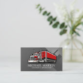 Carte De Visite Big Rig Truck | Licensed Operator  (Debout devant)