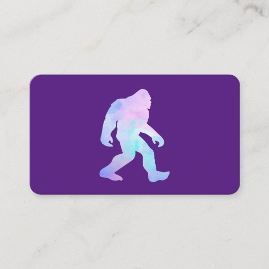Carte De Visite Bigfoot aquarelle (Devant)