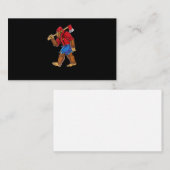 Carte De Visite Bigfoot Lumberjack T-shirt Sasquatatch Carpenter H (Devant / Derrière)