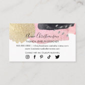 Carte De Visite Bijouterie artisanale et concepteur de perles (Dos)