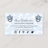 Carte De Visite Bijouterie artisanale et concepteur de perles (Dos)