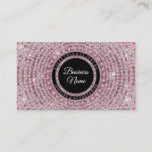 Carte De Visite Bijouterie Boutique Pink Bling (Devant)
