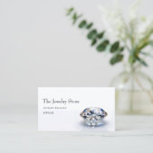 Carte De Visite Bijouterie Joaillerie Luxe Diamants (Debout devant)