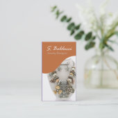 Carte De Visite Bijoutier de coutume de concepteur de bijoux (Debout devant)