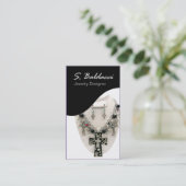 Carte De Visite Bijoutier de coutume de concepteur de bijoux (Debout devant)