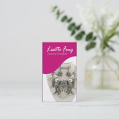 Carte De Visite Bijoutier de coutume de concepteur de bijoux (Debout devant)