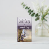 Carte De Visite Bijoutier de coutume de concepteur de bijoux (Debout devant)