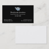 Carte De Visite Bijoutier professionnel chic (Devant / Derrière)