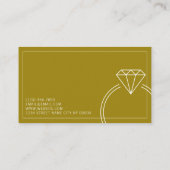 Carte De Visite Bijoutiers sur mesure, Réparation de bijoux, Magas (Dos)