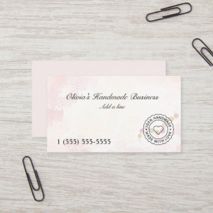 Carte De Visite Bijoux artisanaux avec amour