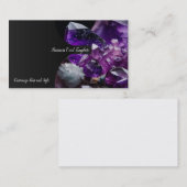 Carte De Visite Bijoux de guérison Cristaux d'méthyste (Devant / Derrière)