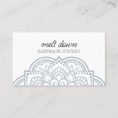 Carte De Visite Bijoux de Mandala moderne (Devant)