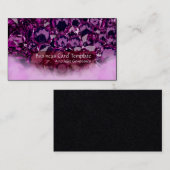 Carte De Visite Bijoux de pierres gemmes d'Améthyste (Devant / Derrière)