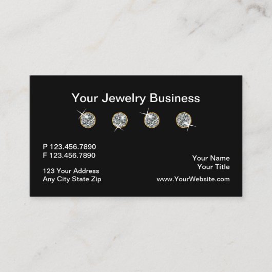 Carte De Visite Bijoux de qualité professionnelle (Devant)