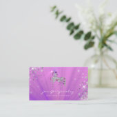 Carte De Visite Bijoux diamants gemmes licorne Cheval (Debout devant)
