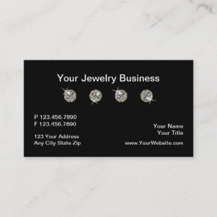 Carte De Visite Bijoux élégants conçus de manière professionnelle