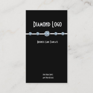 Carte De Visite Bijoux en diamant - Logo en diamant