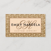 Carte De Visite Bijoux en or de luxe (Devant)