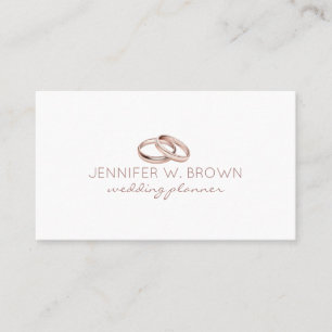 Carte De Visite Bijoux en or Mariage rose