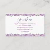 Carte De Visite Bijoux en pierres précieuses (Dos)