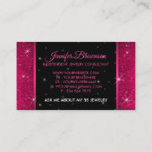 Carte De Visite Bijoux et accessoires Parties scintillant Couronne (Dos)