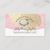 Carte De Visite Bijoux Faits Main et Créatrice de Perles (Devant)