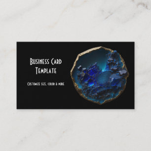 Carte De Visite Bijoux Gemstone Crystal Sapphires