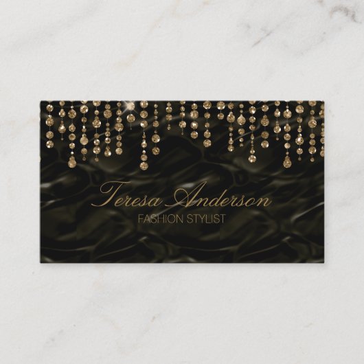 Carte De Visite Bijoux satinés ID260 (Devant)