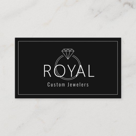 Carte De Visite Bijoux sur mesure, Réparation de bijoux, Boutique, (Devant)