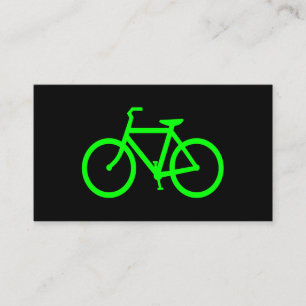 Carte De Visite Bike vert de Lime